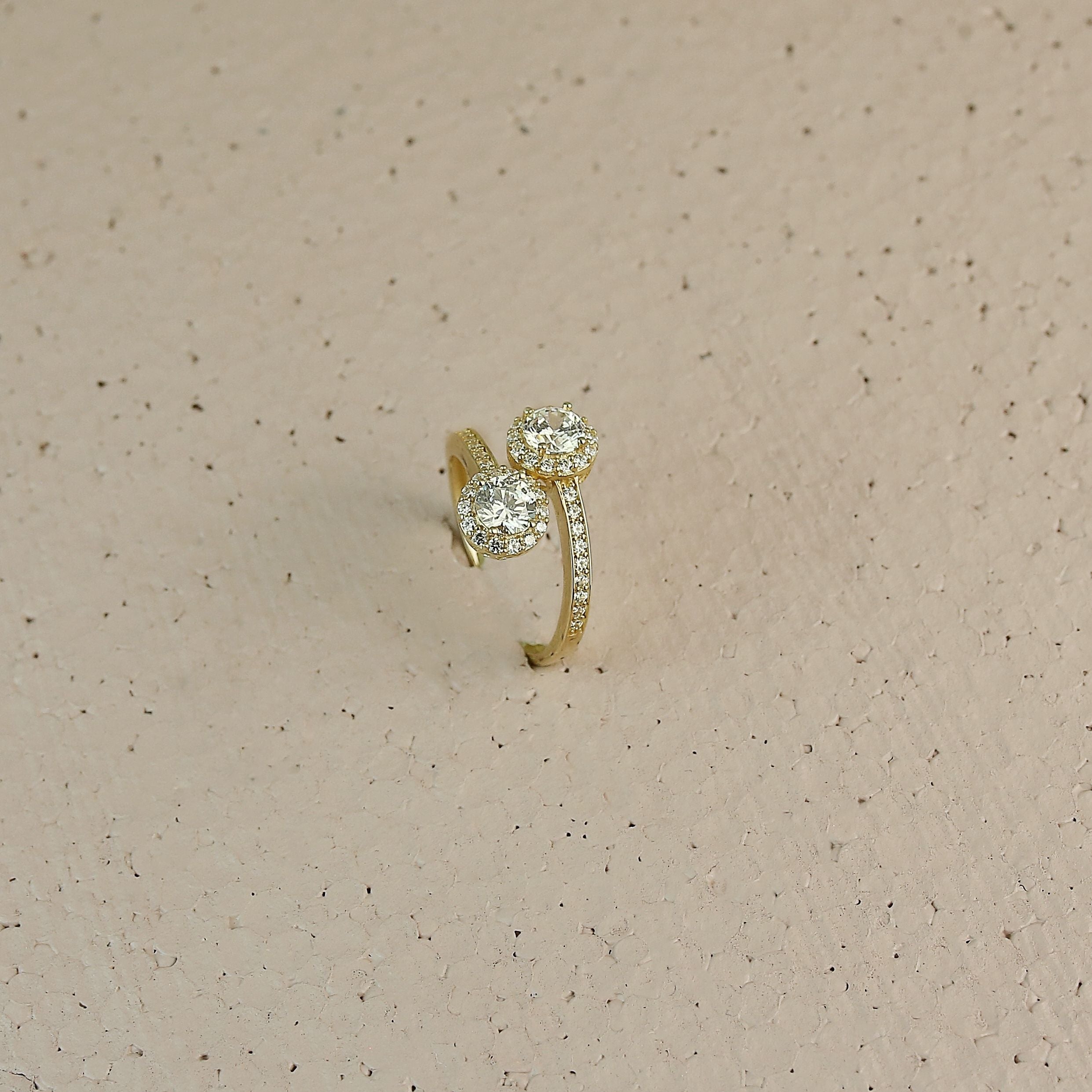 Premium Anti-Tarnish Gold-Plated Adjustable Ring